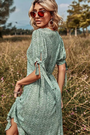 Robe Champêtre Verte Mariage